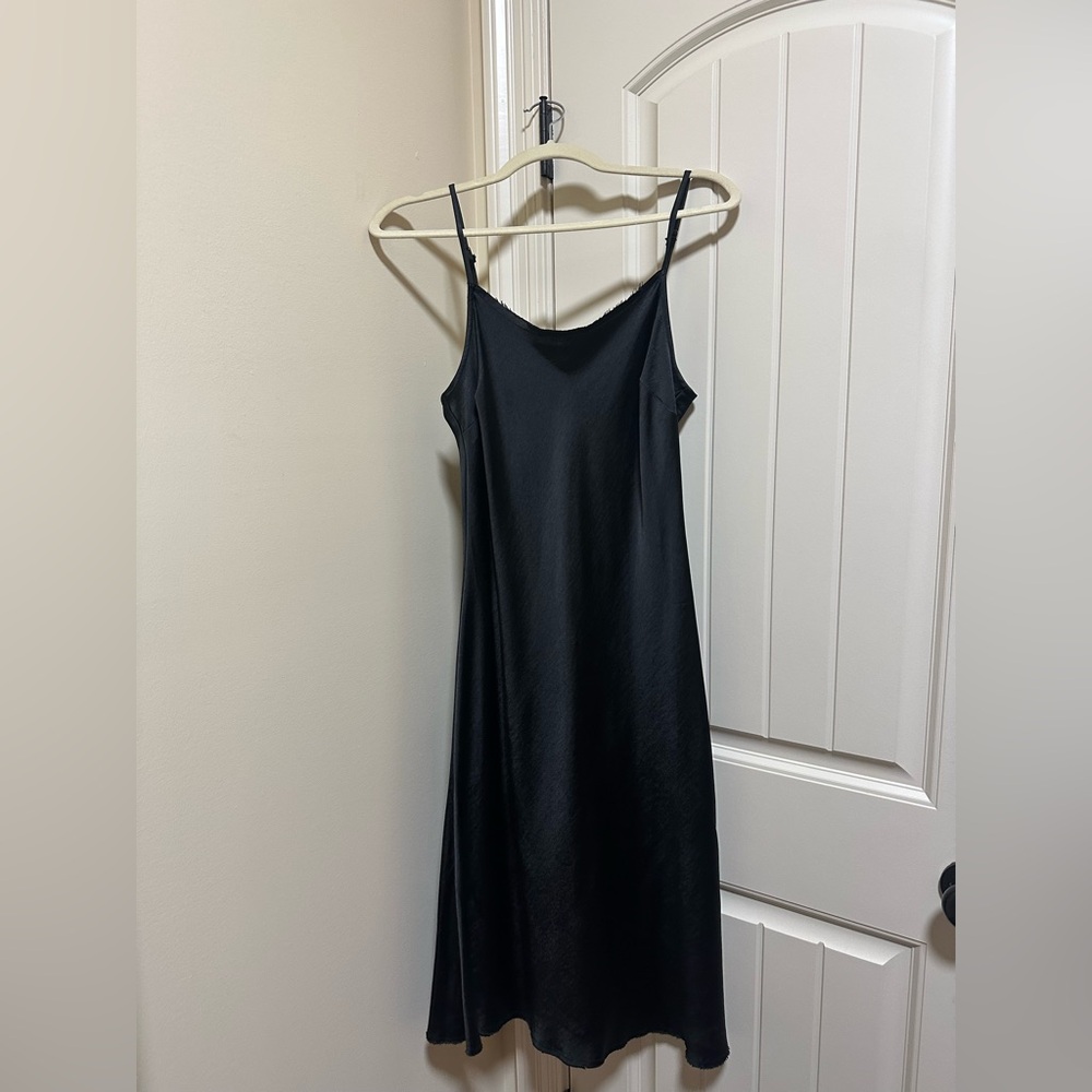 Black Boutique Midi Slip Dress